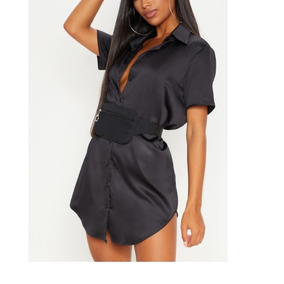 silky t shirt dress